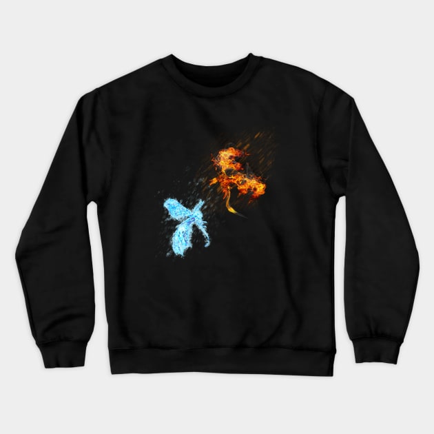 Ice and Fire Crewneck Sweatshirt by Buggy